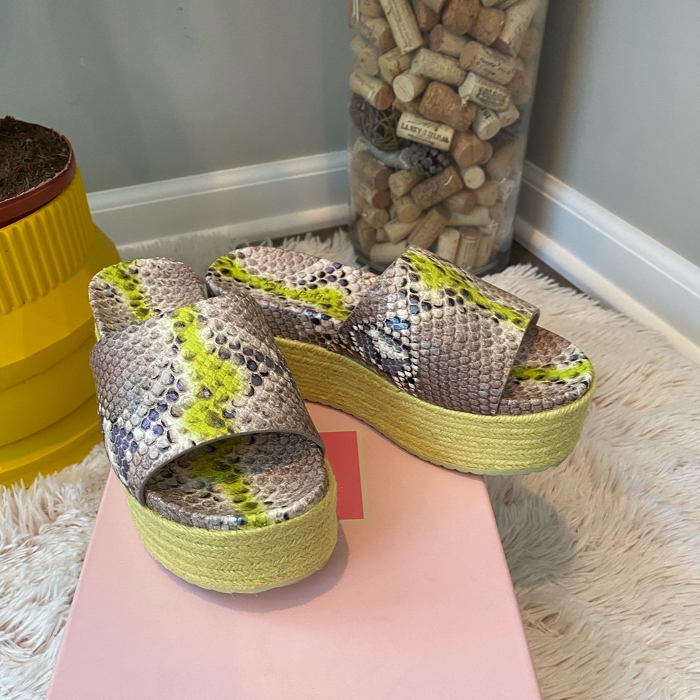 ✨Kate Spade (EUC) Sandals Zia Lemon Sorbet Size 5.5✨